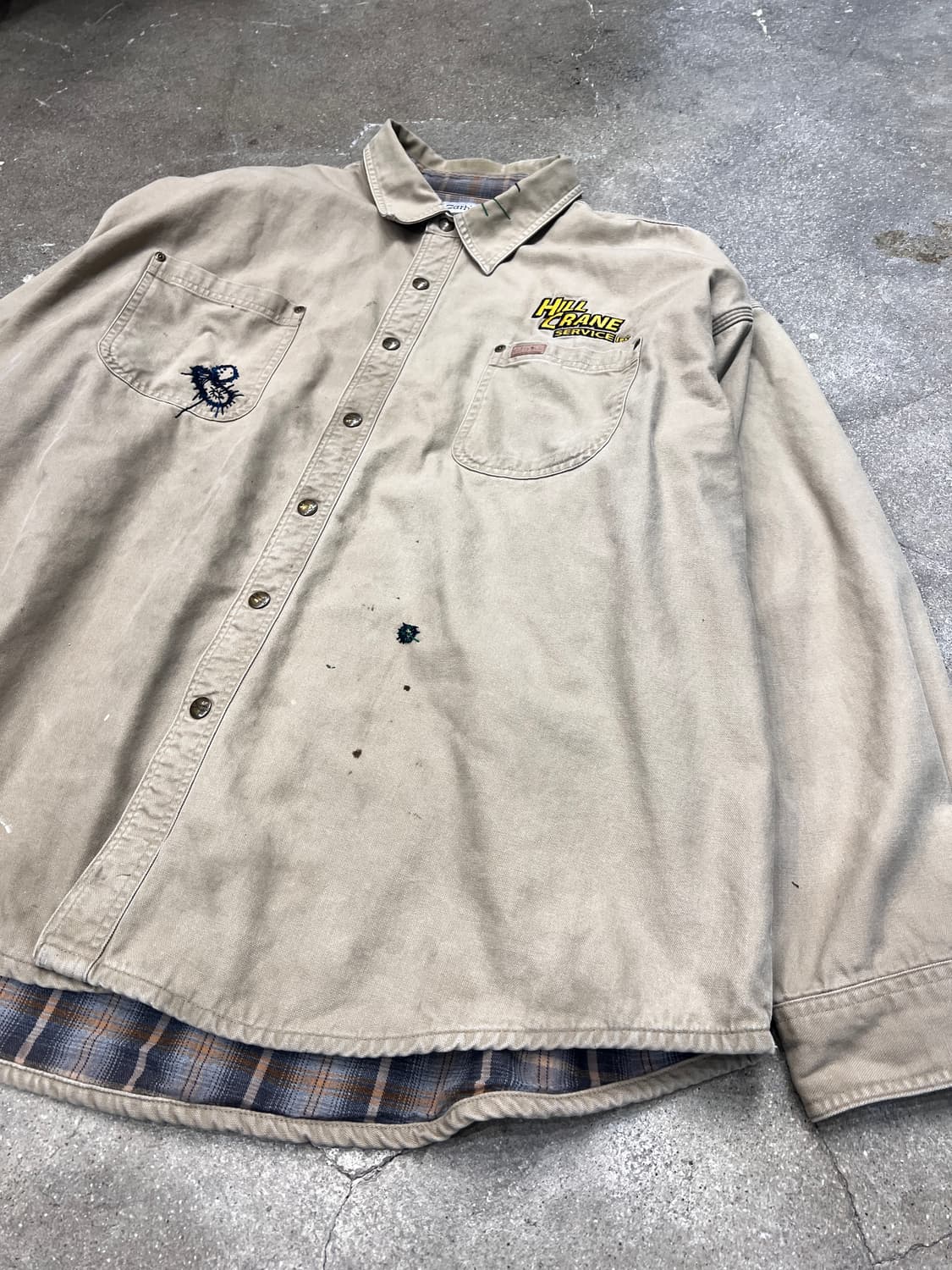 Handmade 칼하트 워크 스냅 자켓 상품이미지2