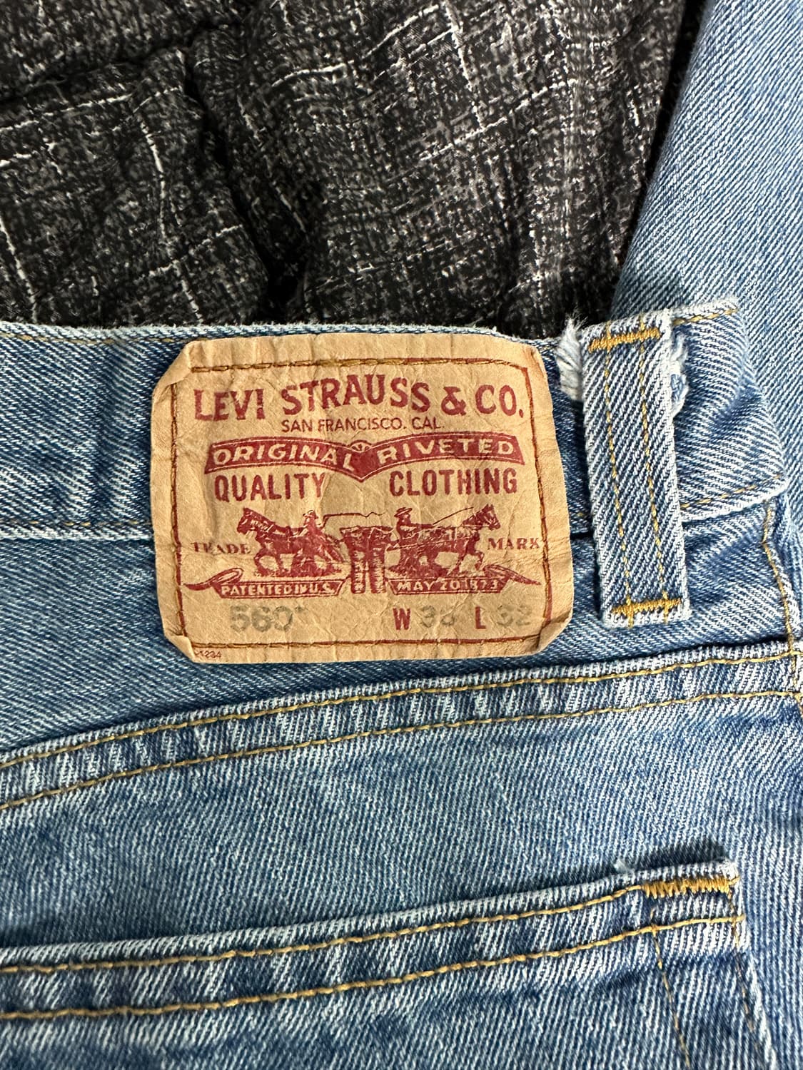 리바이스 560 W36/L32 상품이미지2