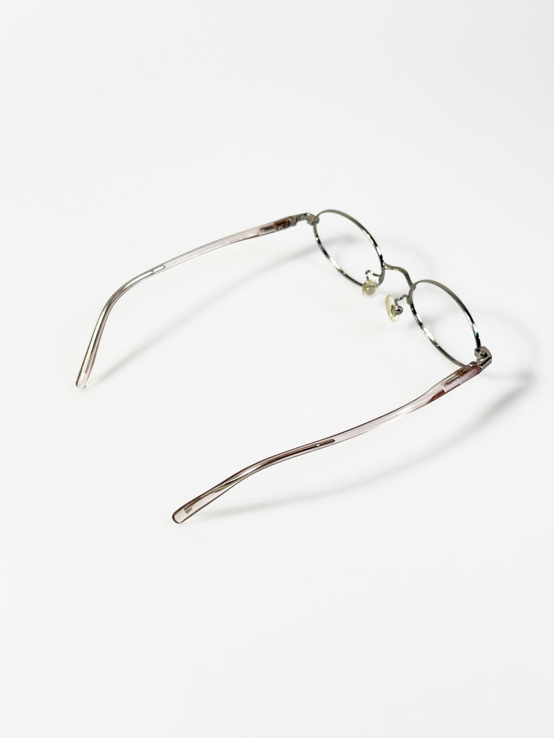 KANZI 슬림 오벌 메탈 프레임 빈티지 안경 상품이미지4