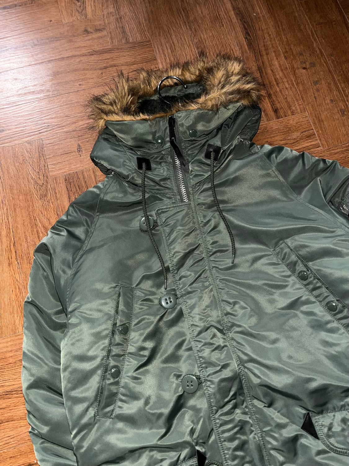 쇼트 밀리터리 N-3B 야상패딩 상품이미지4