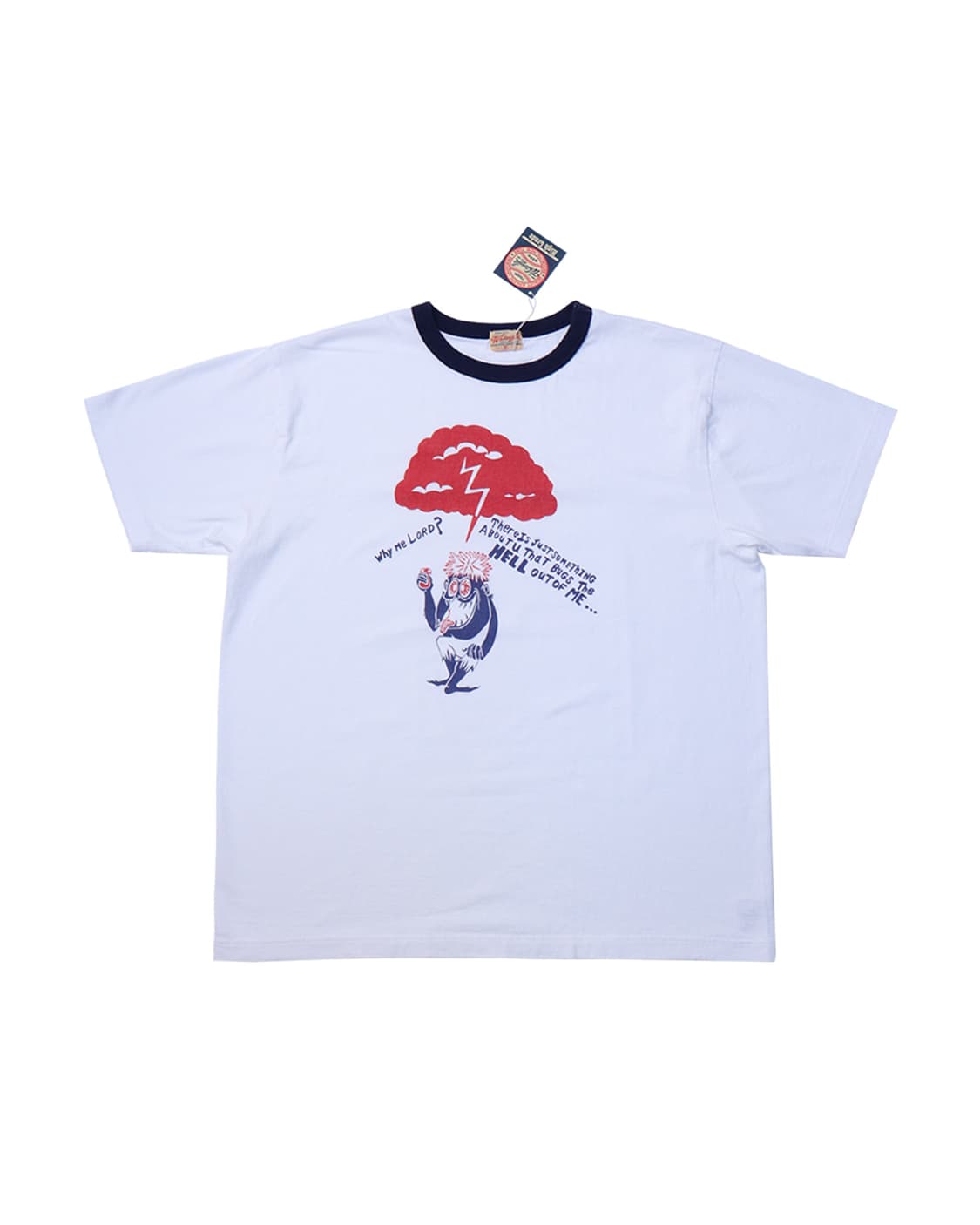 화이츠빌 (Whiteville) WHY ME LORD 링거 티셔츠 상품이미지1