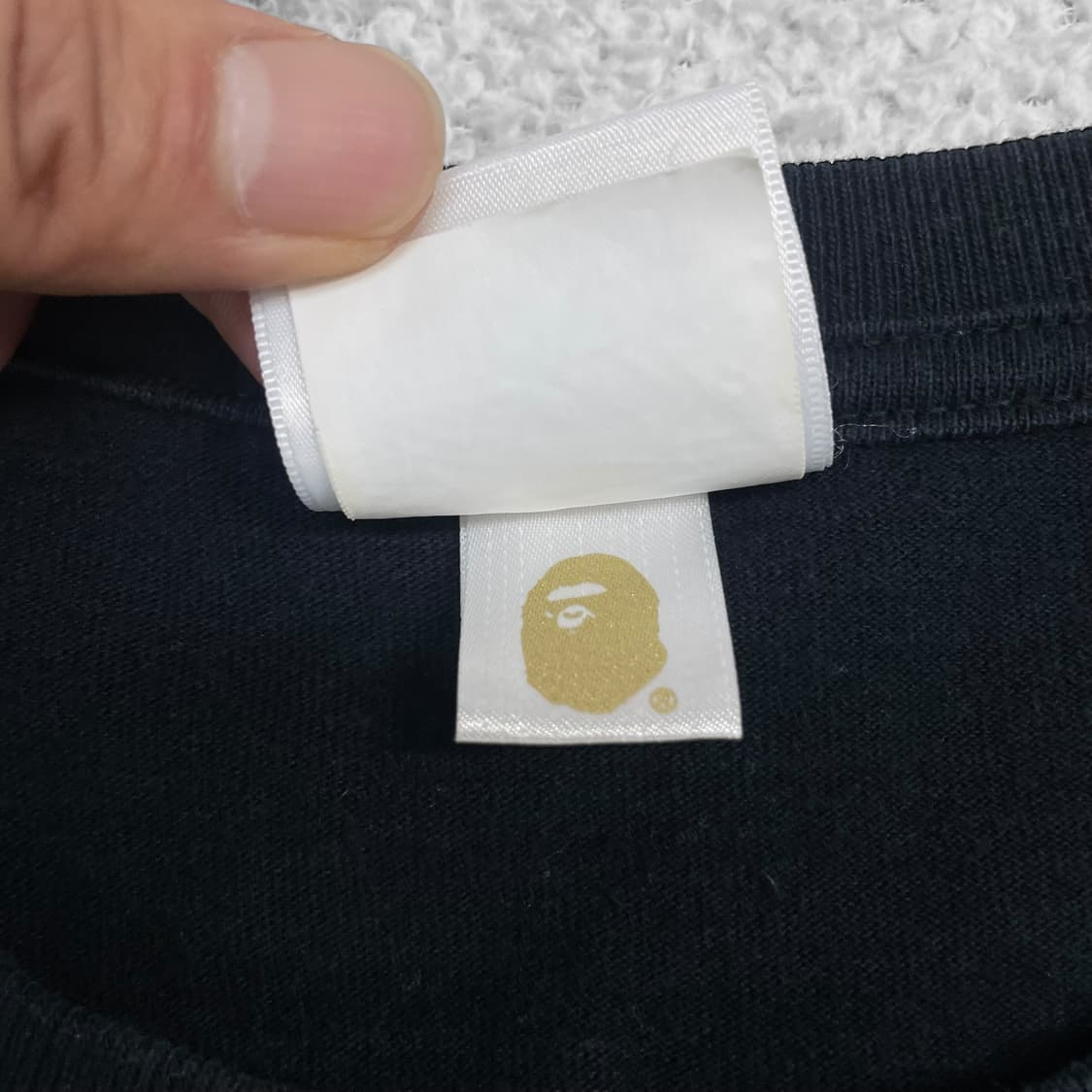베이프 Bape 솔저 반팔 티셔츠 블랙 상품이미지7