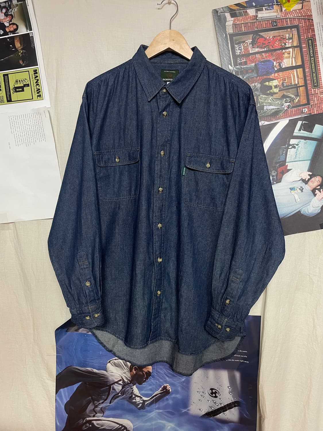 ROBINSON 데님셔츠  상품이미지1