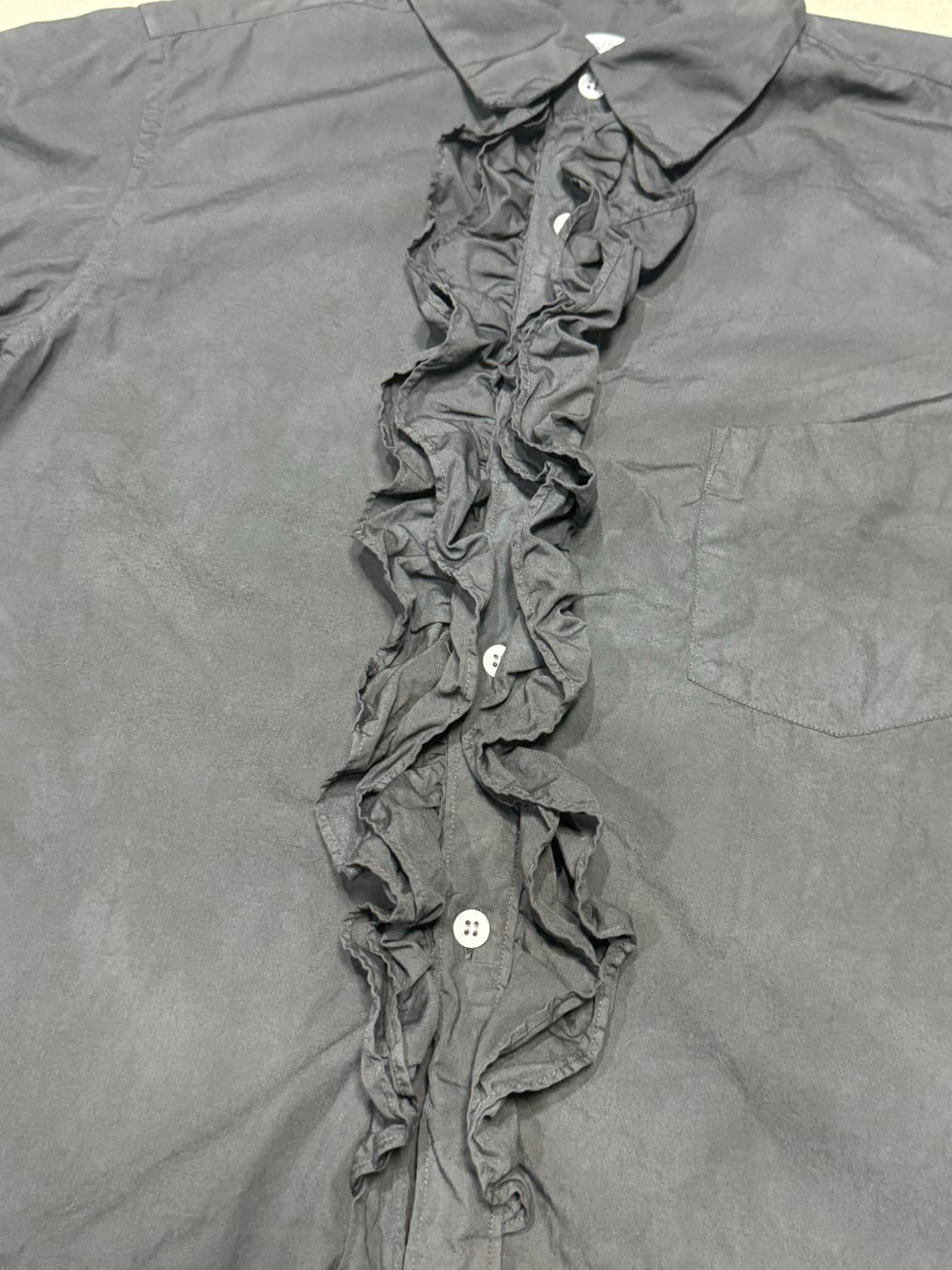 꼼데가르송 아카이브 프릴 디테일 셔츠 상품이미지2