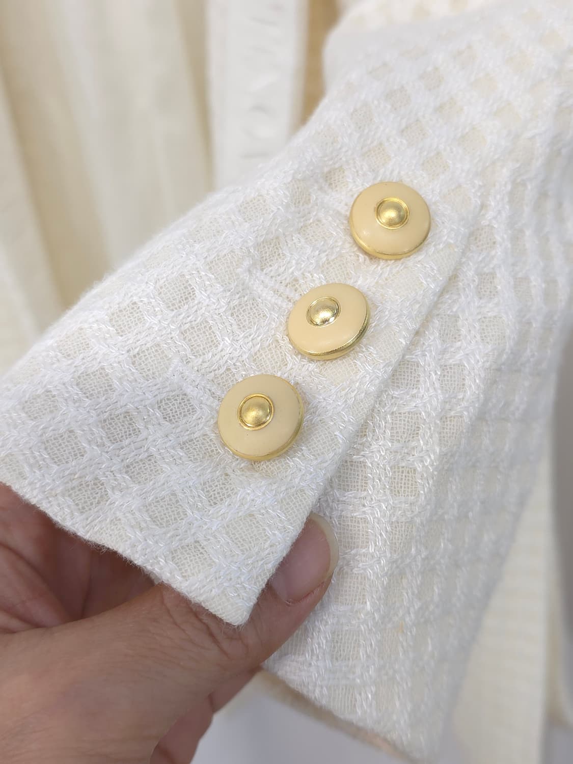 Valentino Miss V 아이보리 자켓 40/6 상품이미지5