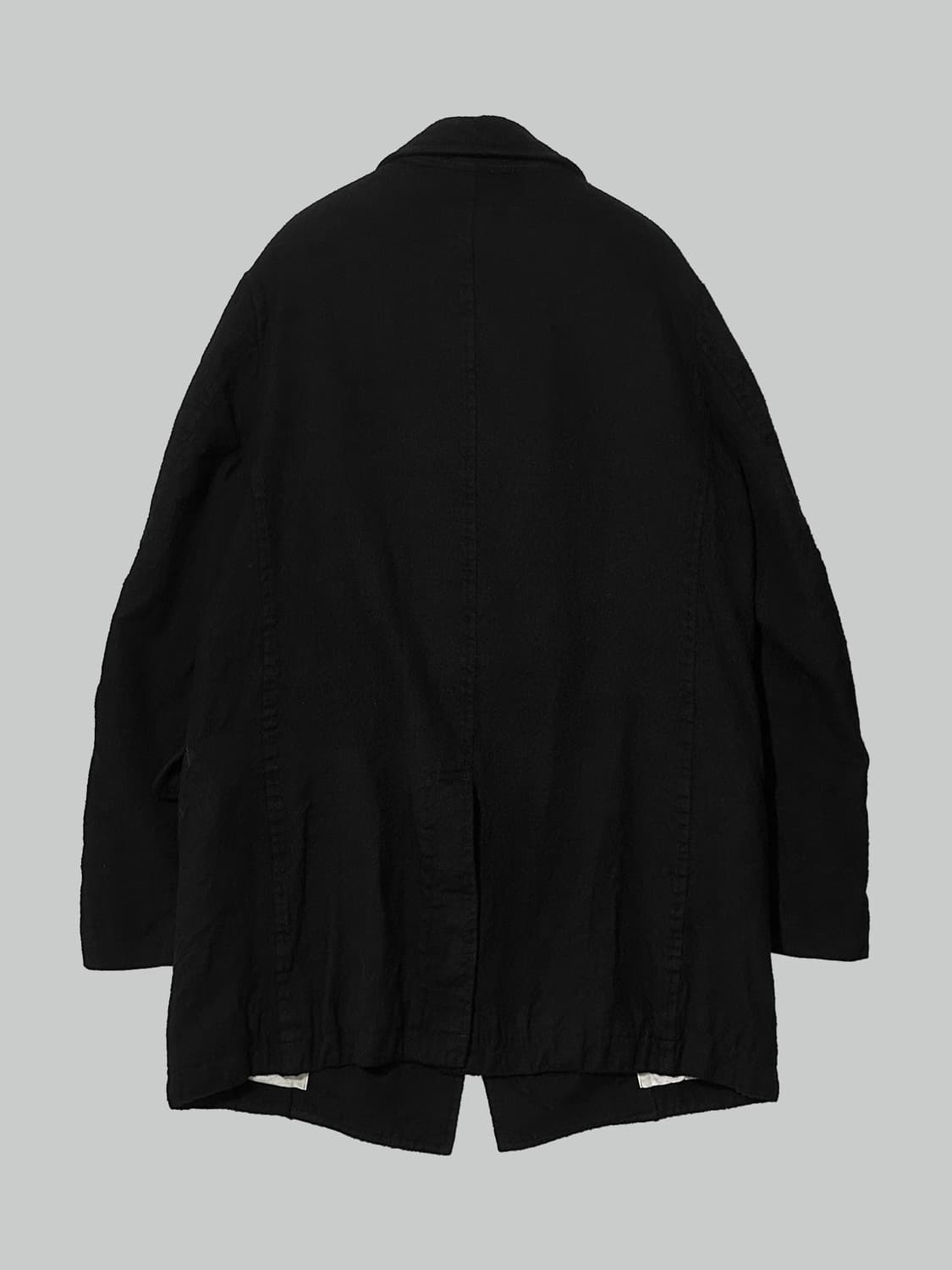 꼼데가르송 옴므 축융 울 맥코트 블랙 상품이미지3