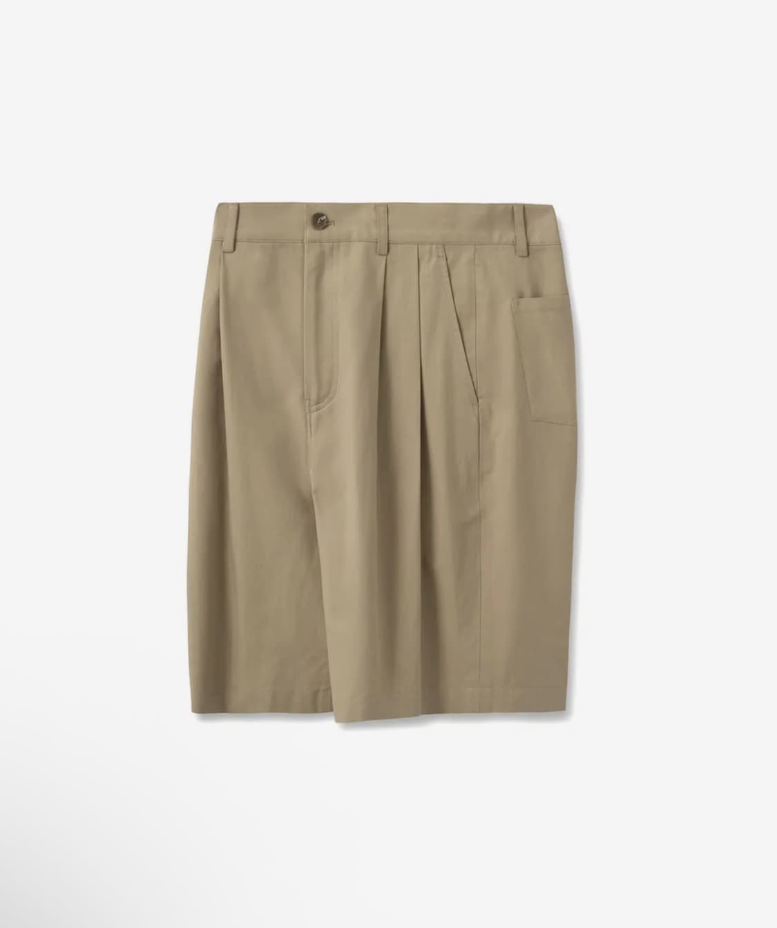 아노블리어 텐셀 치노 쇼츠 반바지 베이지 L 상품이미지2