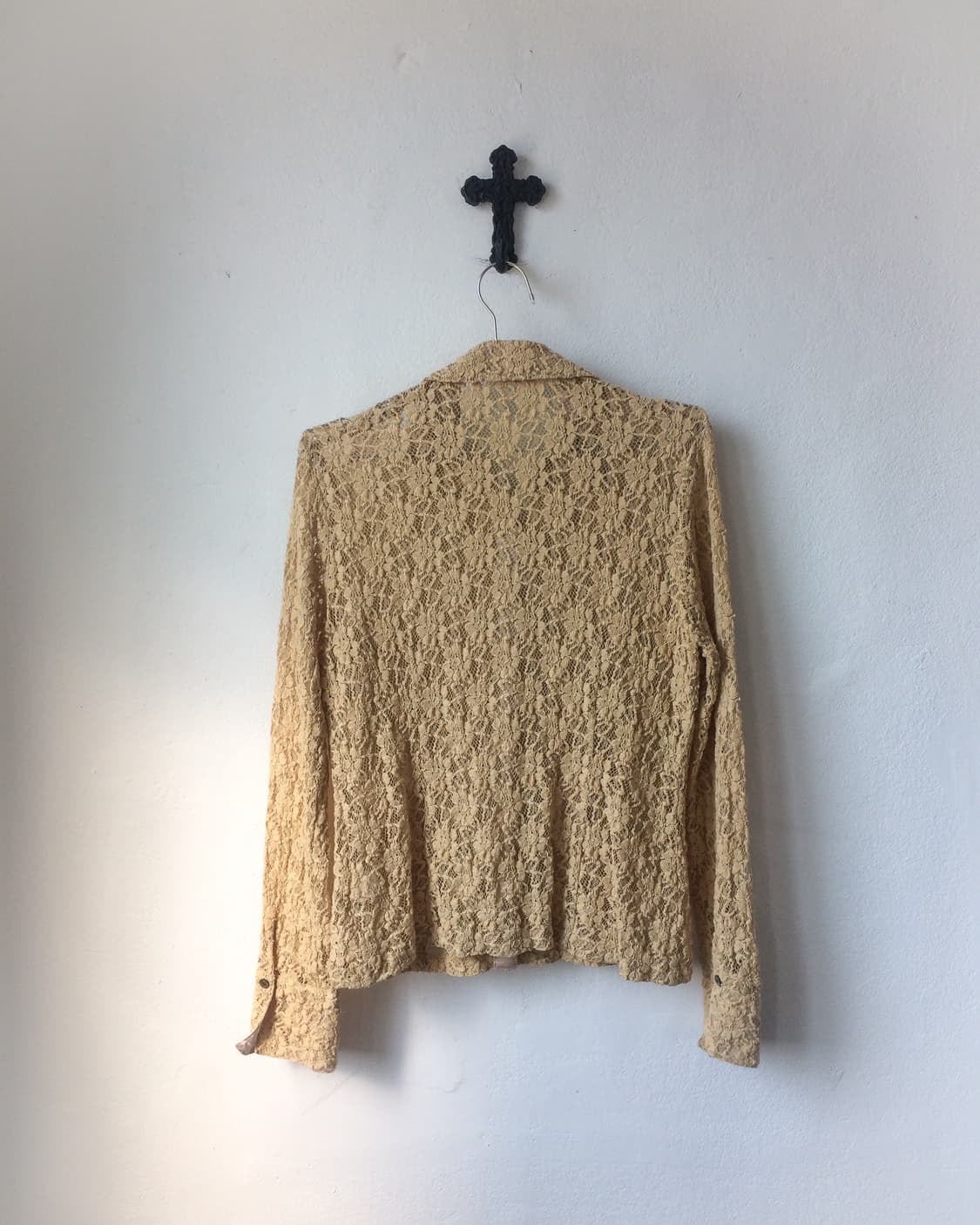 Pattern lace shirt 상품이미지3