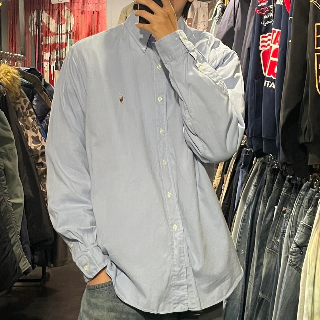 [IM] polo 폴로 블루 긴팔셔츠 상품이미지5