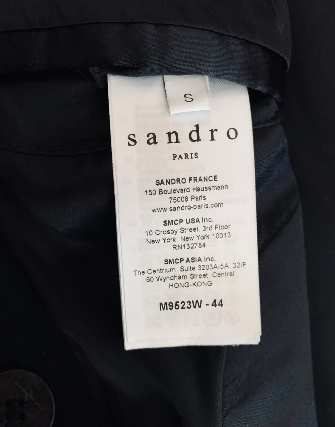 산드로 피코트 양모카라 시어링 s 상품이미지7