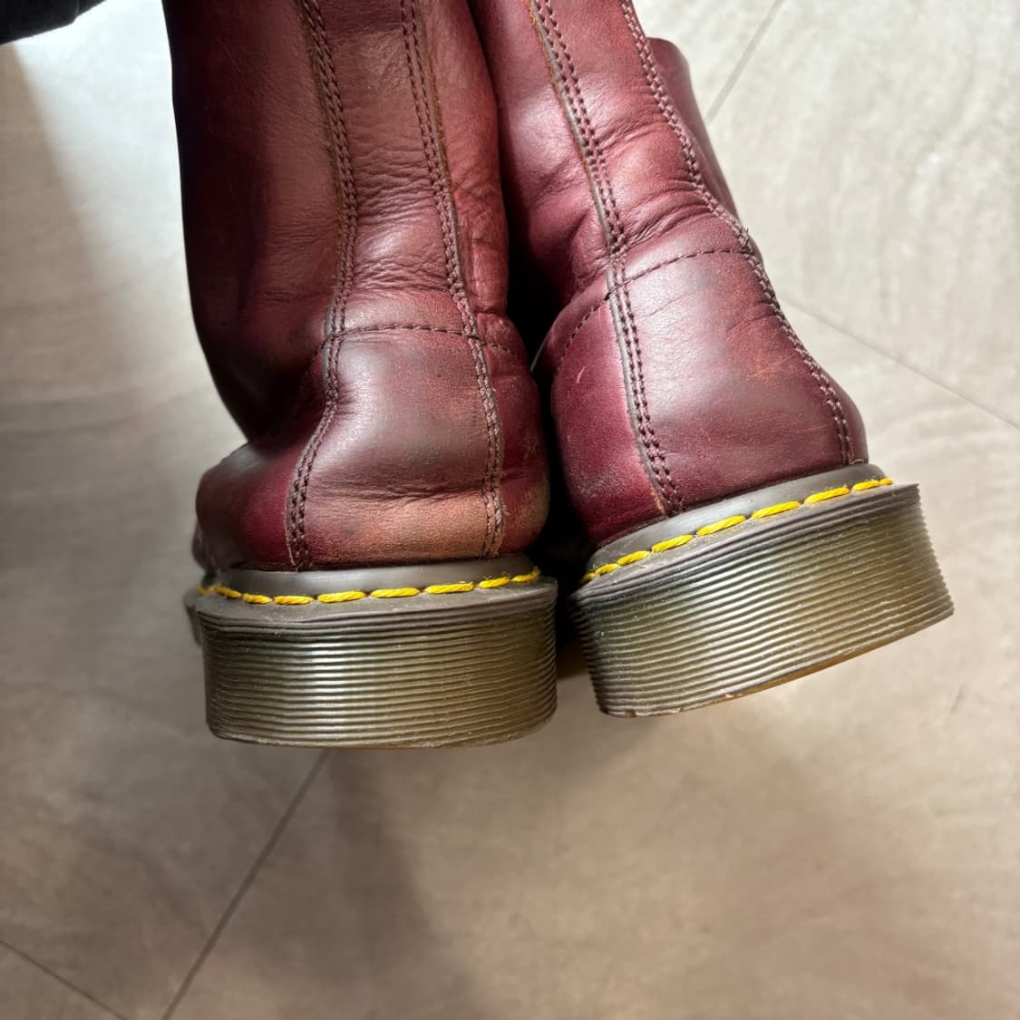 닥터마틴 1460 파스칼 크로멕셀 버건디 부츠 상품이미지5