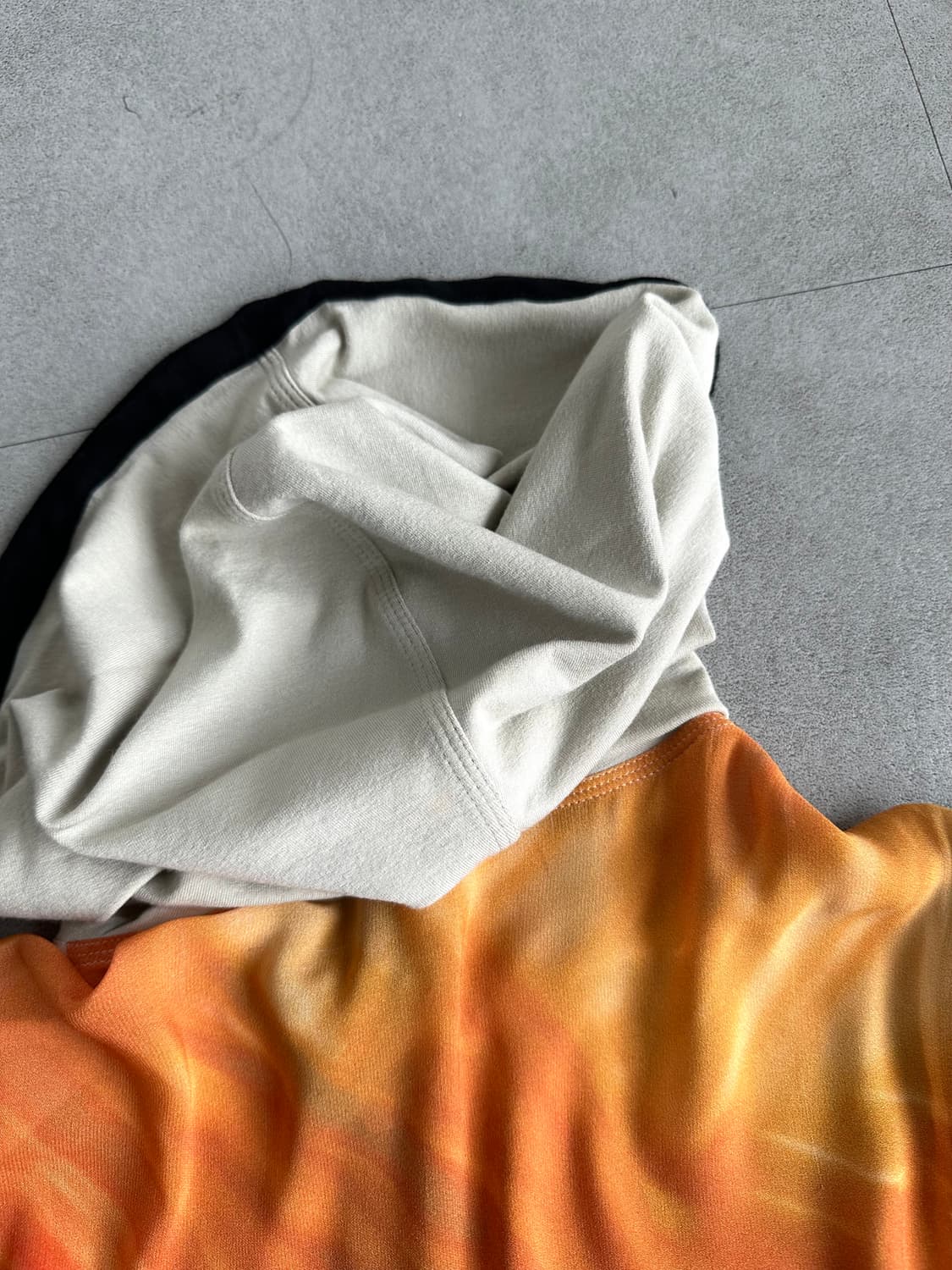 Andrea Fenzi 2000s 실크 프린트 후드 베스트 상품이미지6