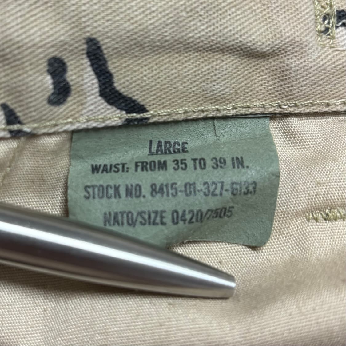 빈티지 트루스펙 미군 데저트 카모 초코칩 쇼츠 버뮤다 반바지 팬츠 상품이미지4