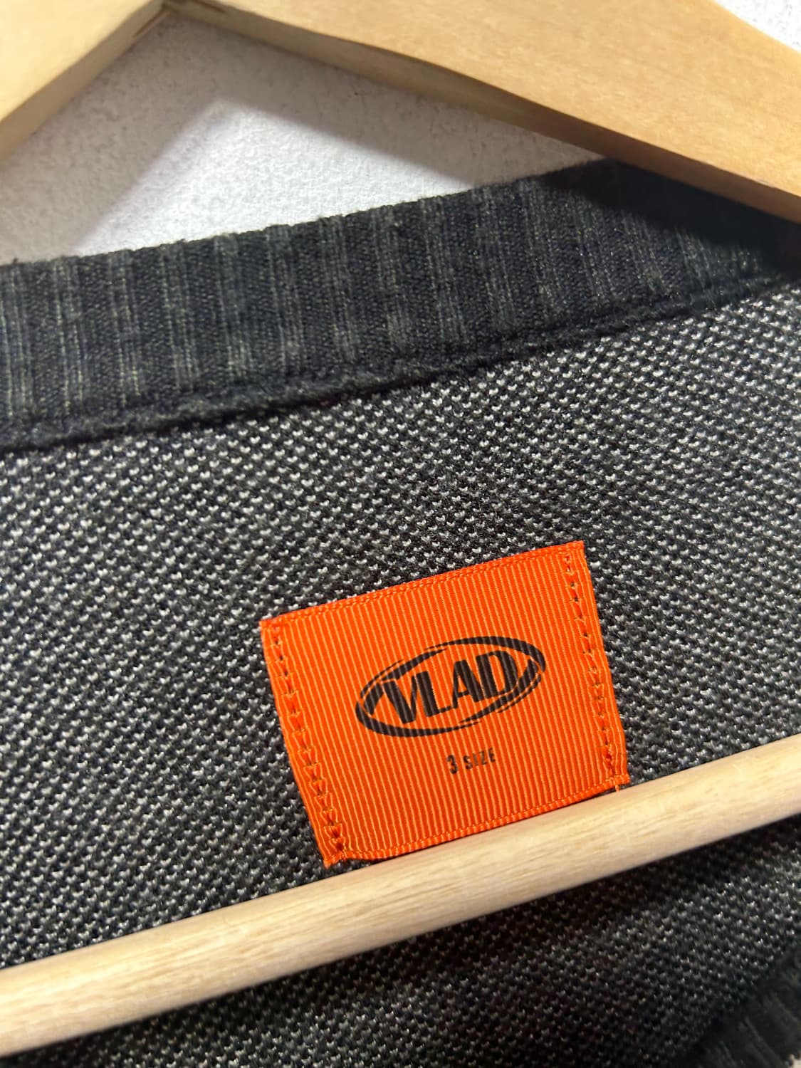 VLAD 배색 니트 가디건 집업 L 상품이미지5