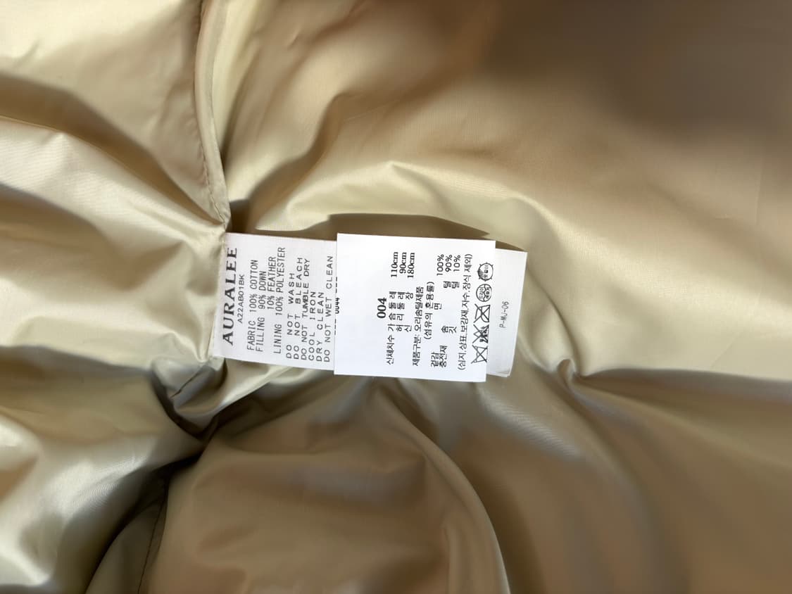 오라리 수빈 패딩 4사이즈(L) 상품이미지3