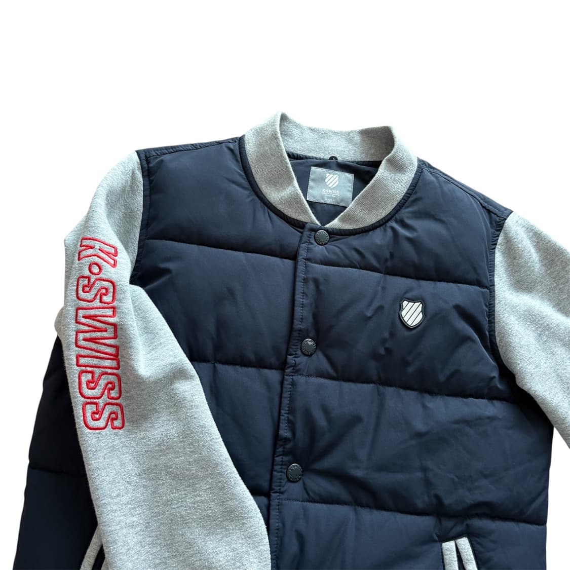 K-SWISS 맨투맨 레이어드 경량패딩 자켓  상품이미지2