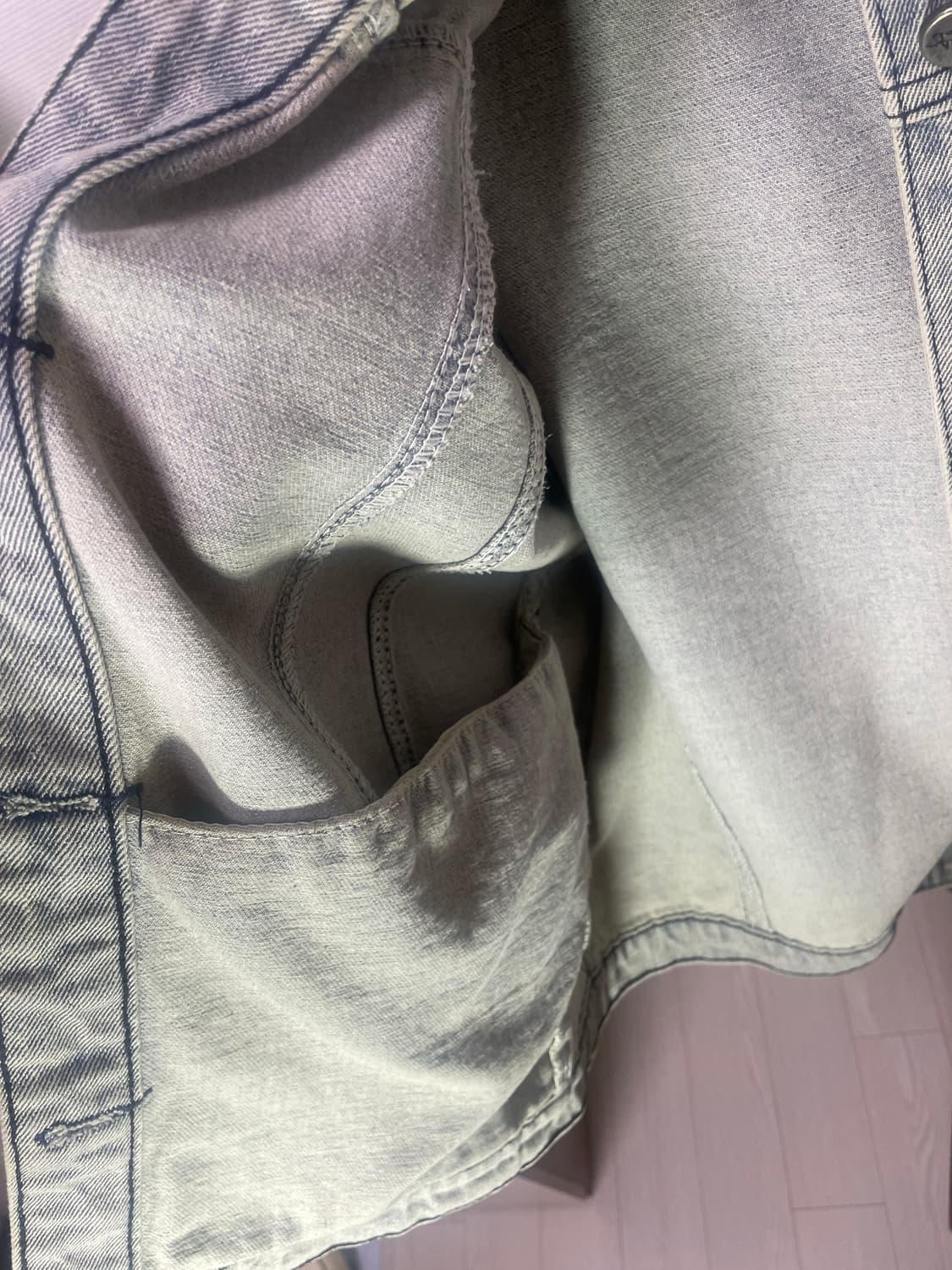 VENCEDE 빈센데 데님 자켓 XL 상품이미지6