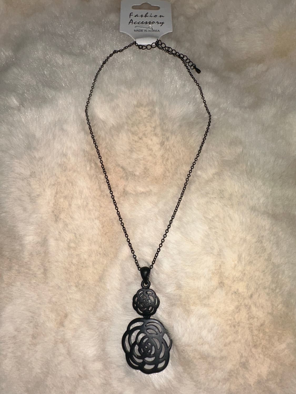 오리엔탈 고스펑크 장미 목걸이 상품이미지2