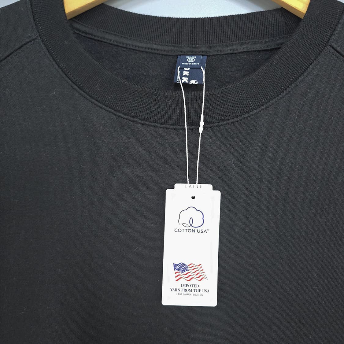 미사용새제품) 오까네(OKKANE) 빅사이즈 기모 맨투맨 5XL 상품이미지3