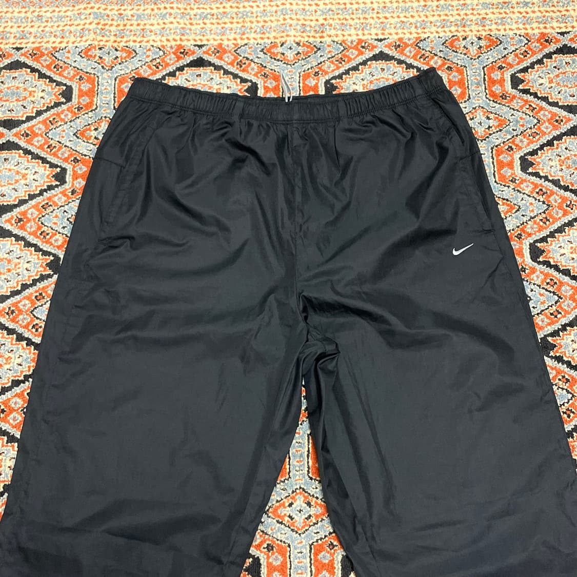 나이키 블랙 폴리 팬츠 여성L 상품이미지2