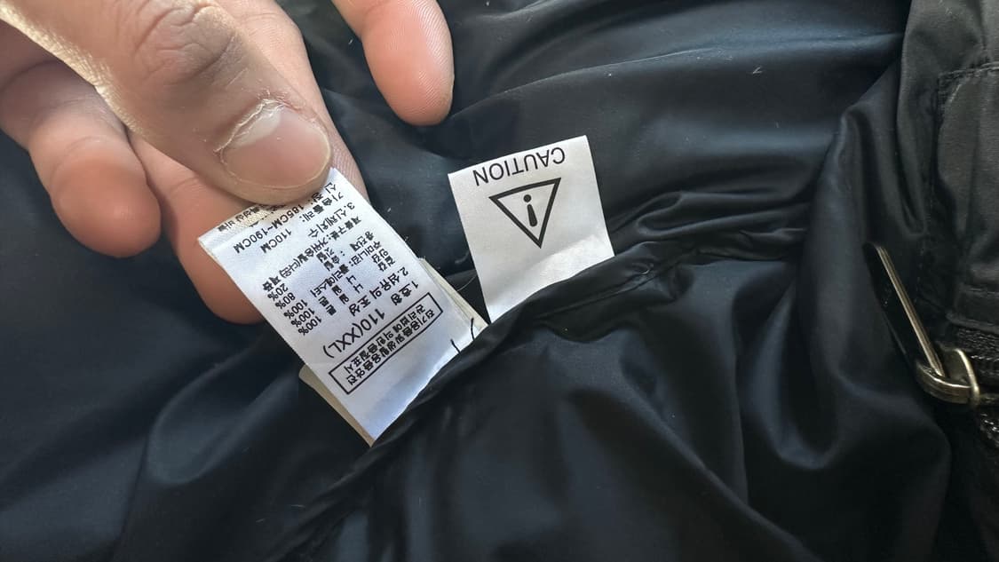 노스페이스 눕시 블랙 패딩 상품이미지9