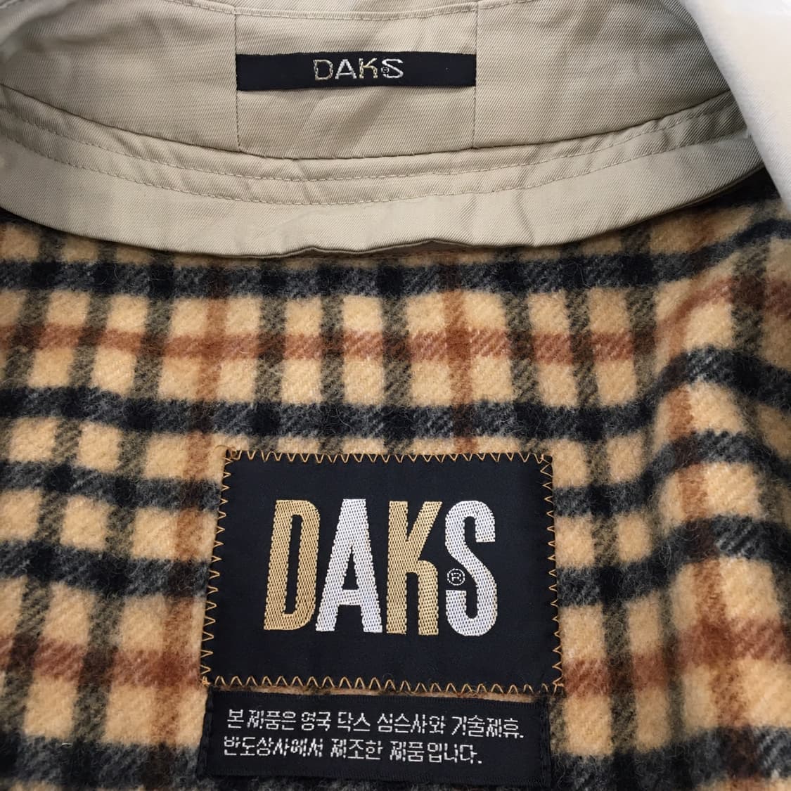 닥스 벨티드 트렌치코트 55 내피분리가능  상품이미지6