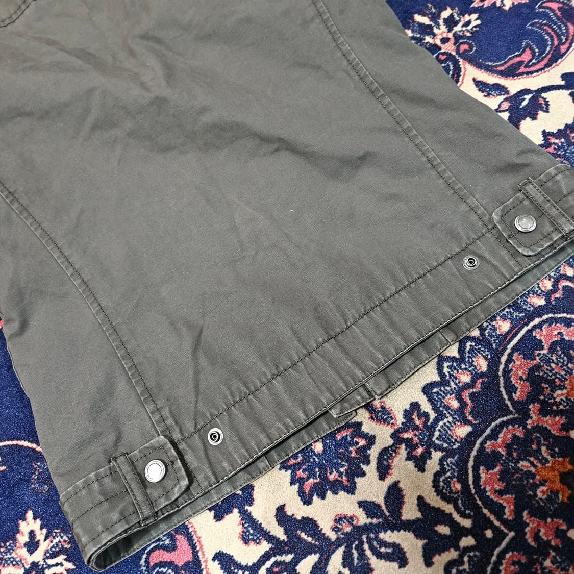 아르마니익스체인지 투웨이 지업 바이커 자켓 S size 상품이미지7