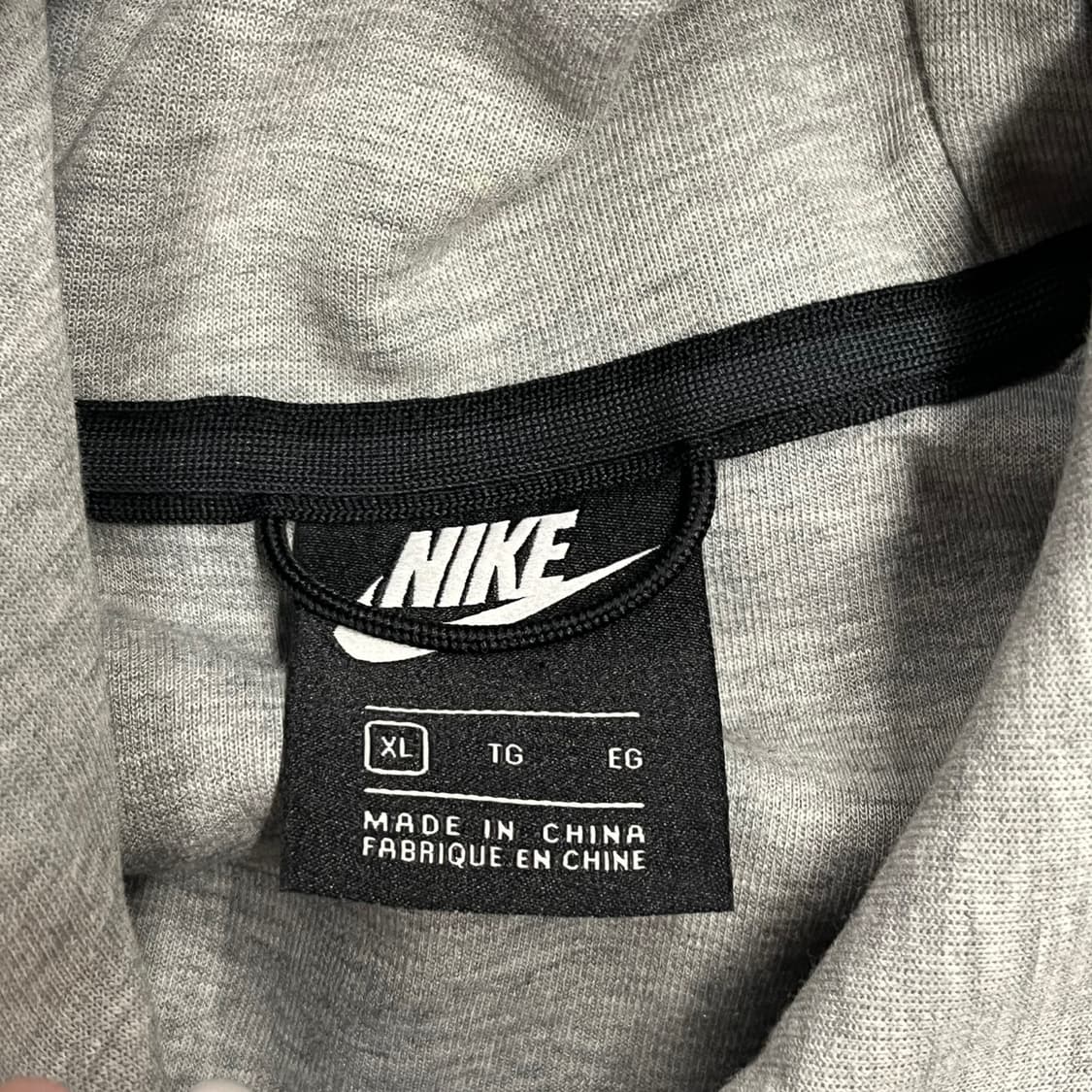 [정품/XL] 나이키 테크 플리스 풀집업 후드 그레이 b10 상품이미지5