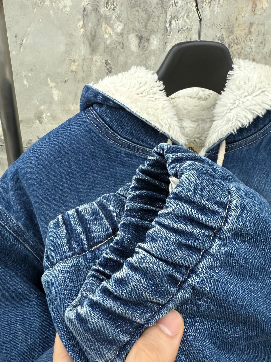 [L]스투시 데님 쉐르파 워크자켓 상품이미지4