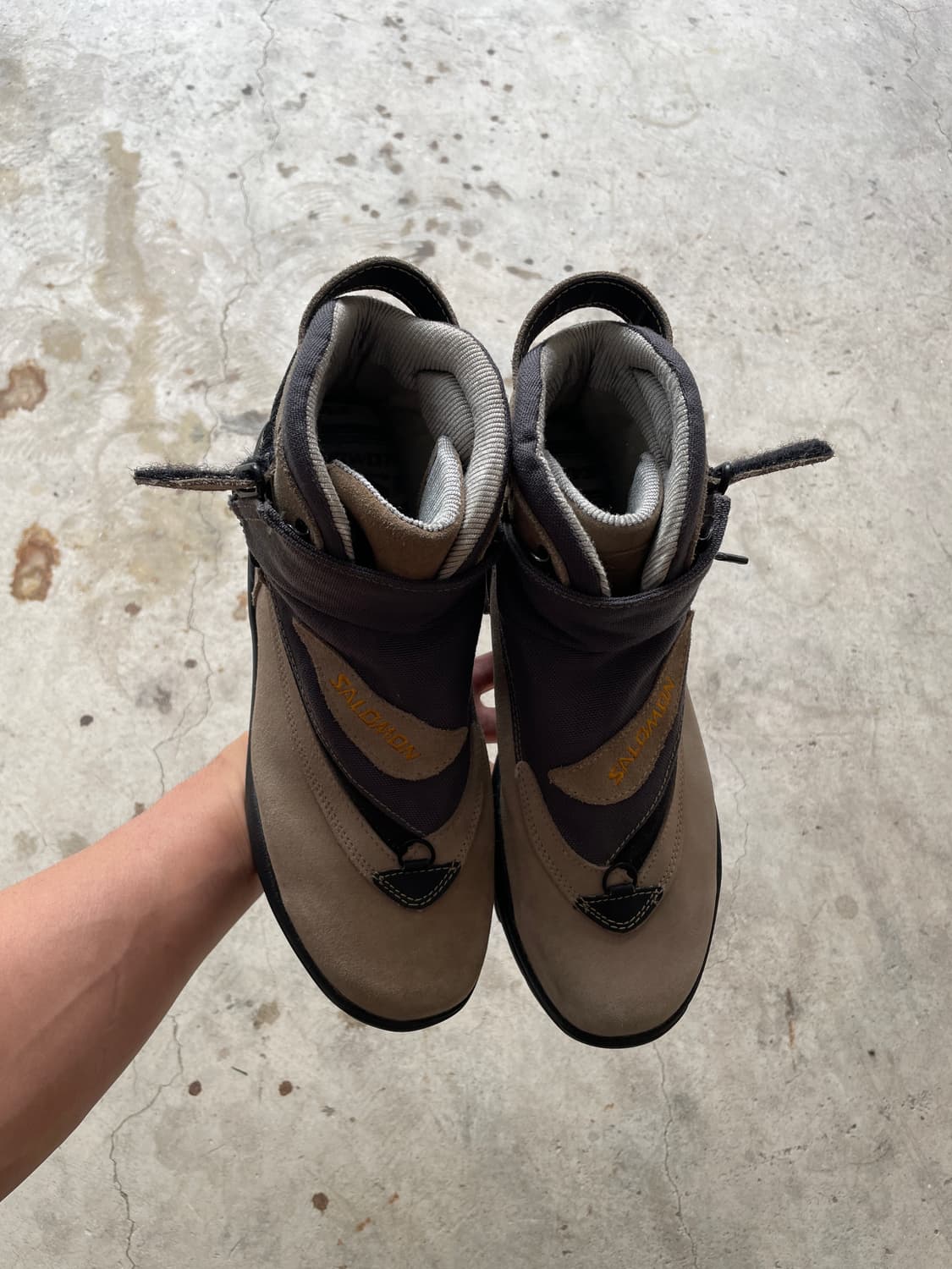 Rare!)90s 살로몬 어드벤쳐7 1세대 하이킹 부츠 상품이미지7
