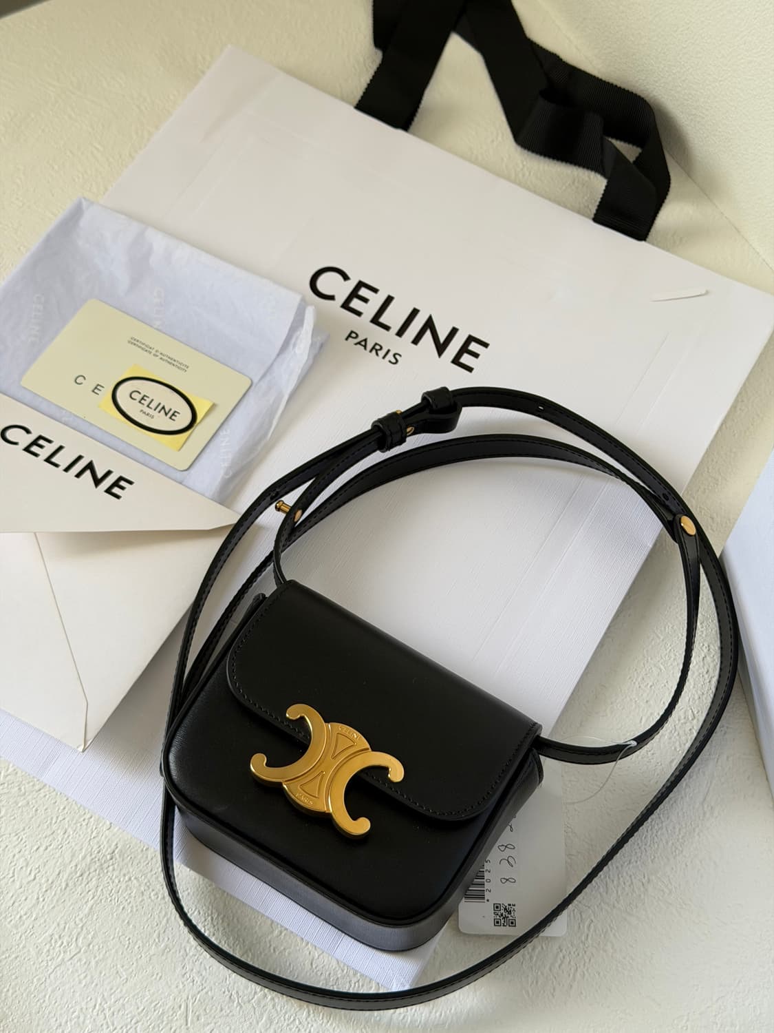 셀린느 트리오페 미니백 블랙 전시급 상품 상품이미지1