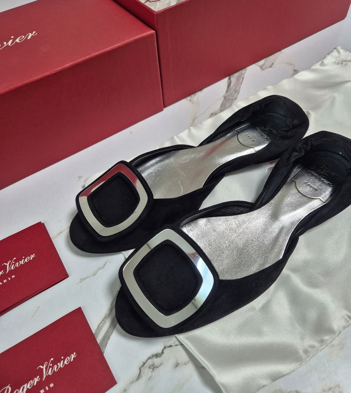 (정품) 로저비비에 스웨이드 플랫슈즈 35 상품이미지1