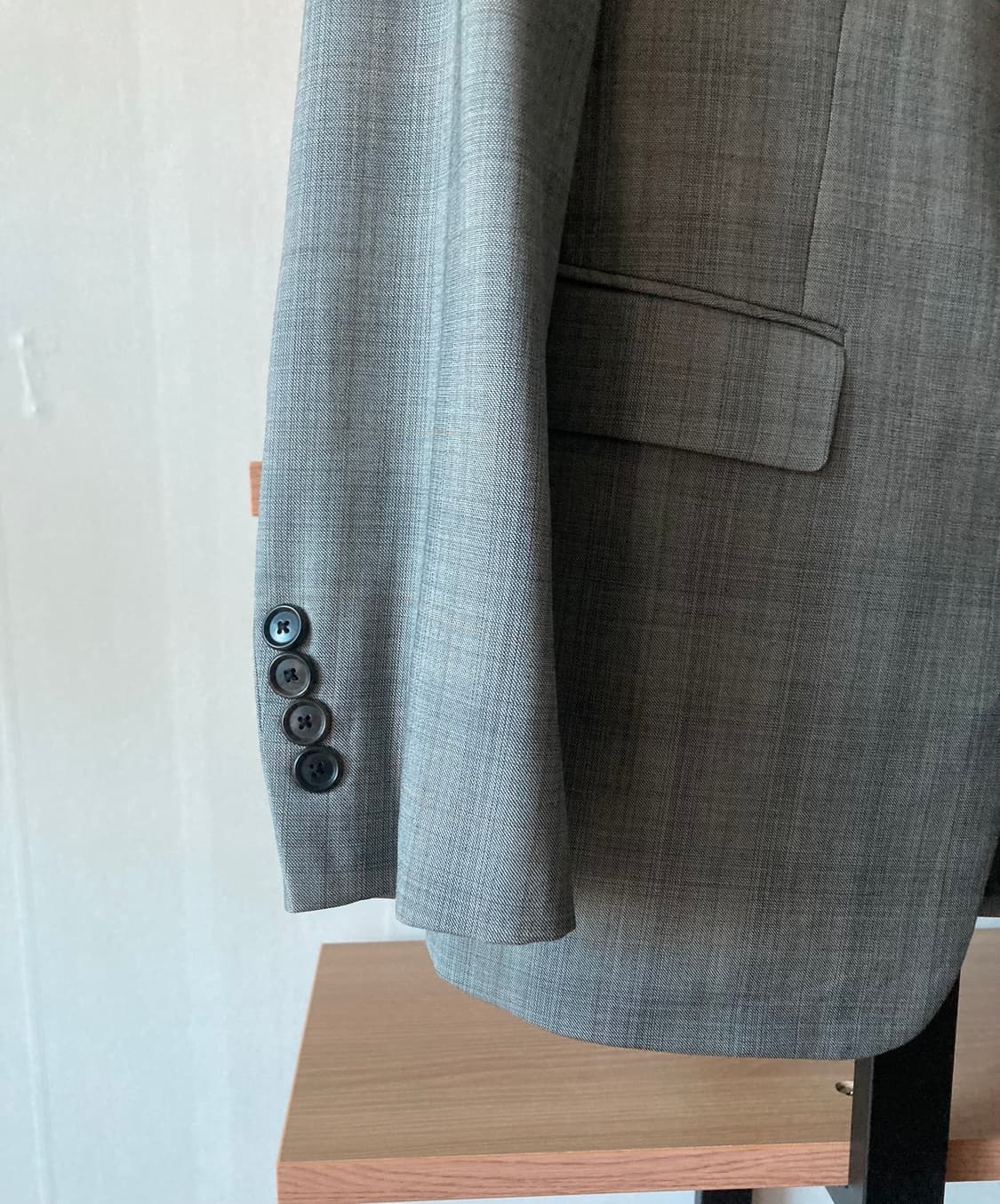 시스템옴므 체크 블레이저 상품이미지3