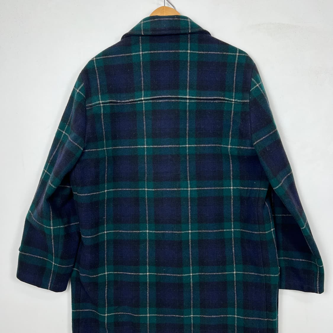 2000s PRL 폴로 랄프로렌 블랙와치 더플 코트 상품이미지5