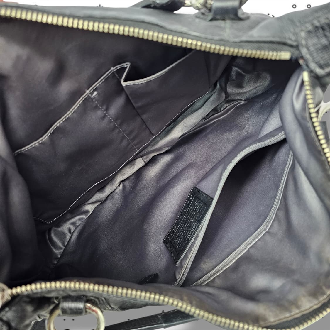 COACH 코치 크리스틴 레더 라운드 사첼백 상품이미지8