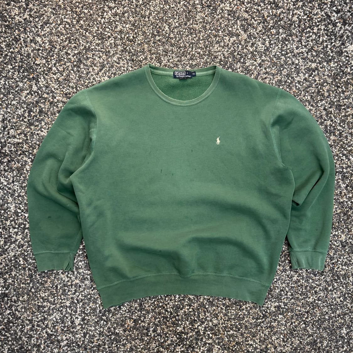90s 랄프로렌 폴로 데미지 스웻셔츠 맨투맨 (XL)   상품이미지1