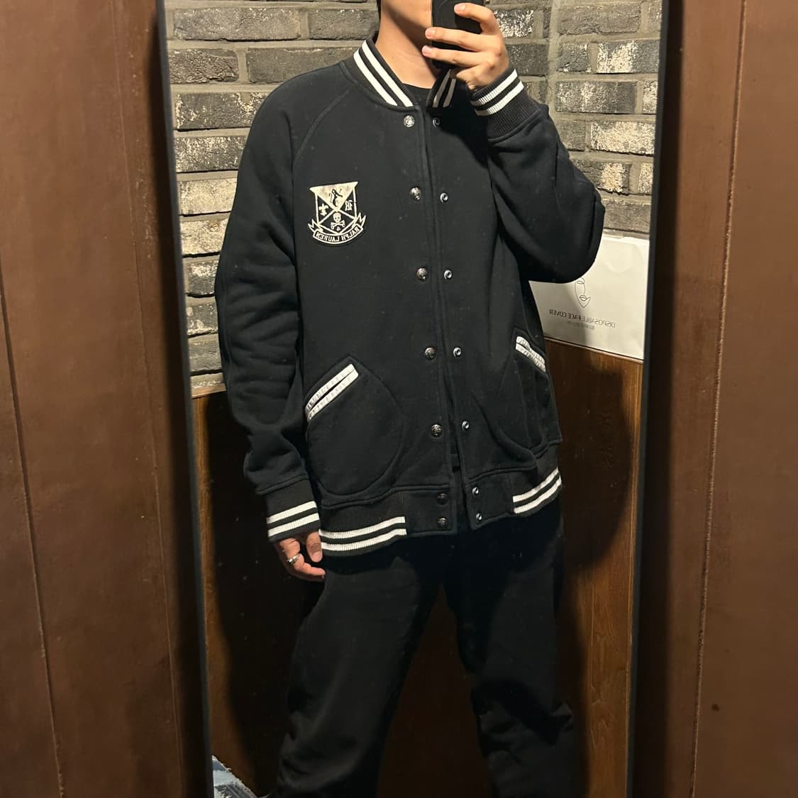 XL) 폴로 랄프로렌 스타디움 자켓 블랙 상품이미지10