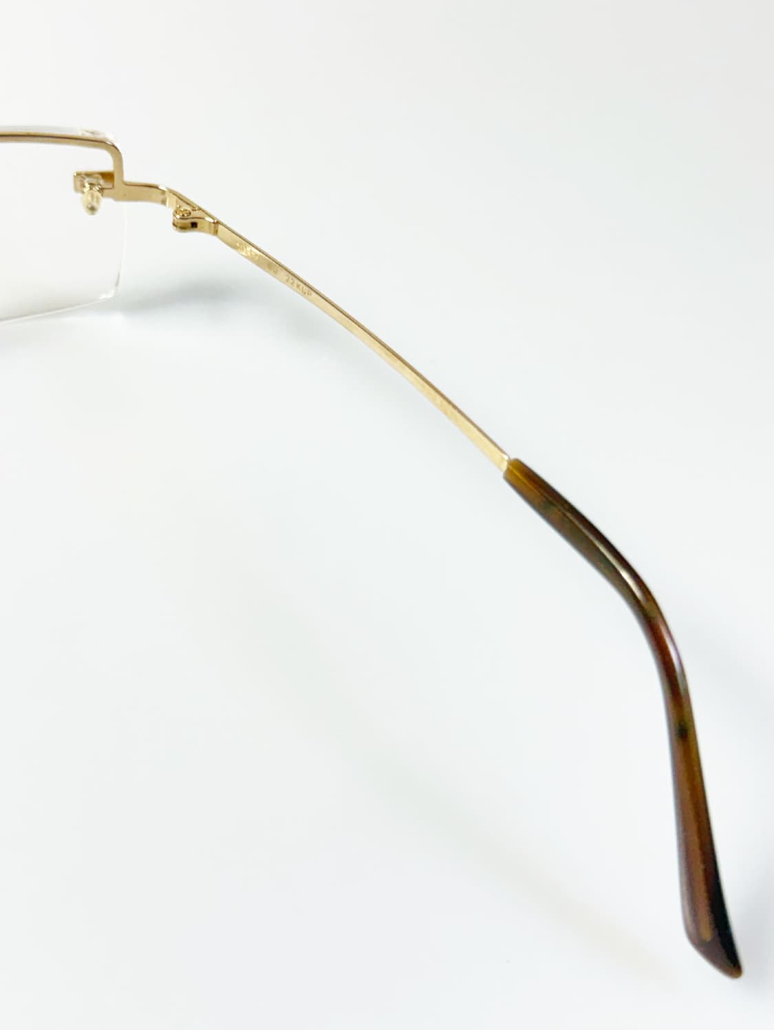 R&B EYEWEAR 골드 무테 스퀘어 메탈 빈티지 안경 상품이미지6