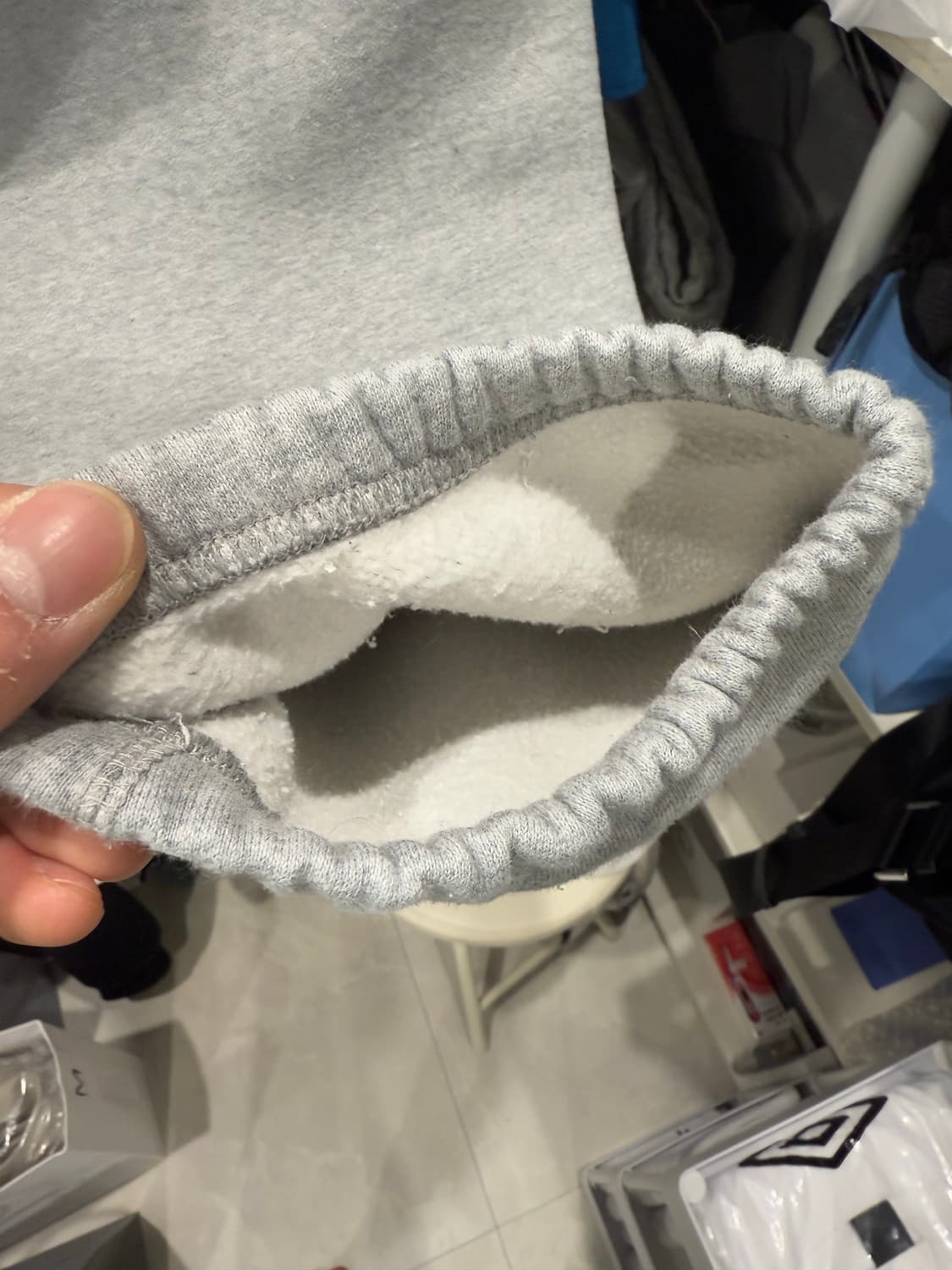 나이키 x 스투시 NRG 플리스 팬츠 다크 그레이 헤더 상품이미지5