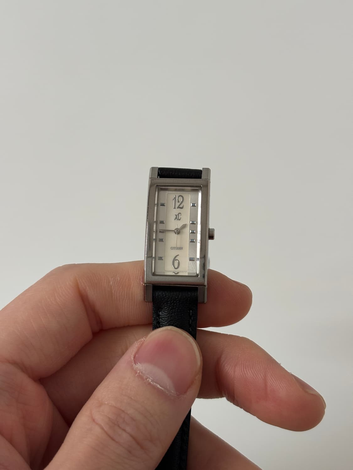 시티즌1980년도 빈티지 시계 xC 실버 탱크 쿼츠 여성 상품이미지2