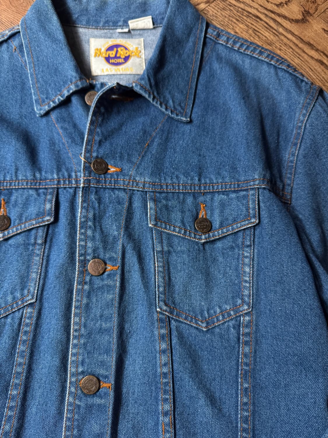 [M]하드락 호텔 LAS VEGAS 데님 트러커 자켓 상품이미지3