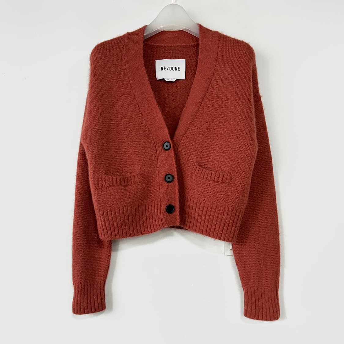 리던 알파카 울 크롭 니트 가디건 상품이미지2