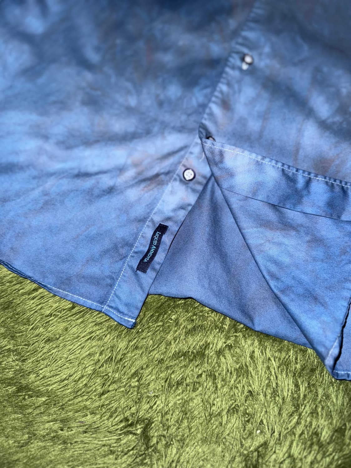 S.T. Dupont Classic 듀퐁 클래식 인디고 다잉 코튼 셔츠 상품이미지6