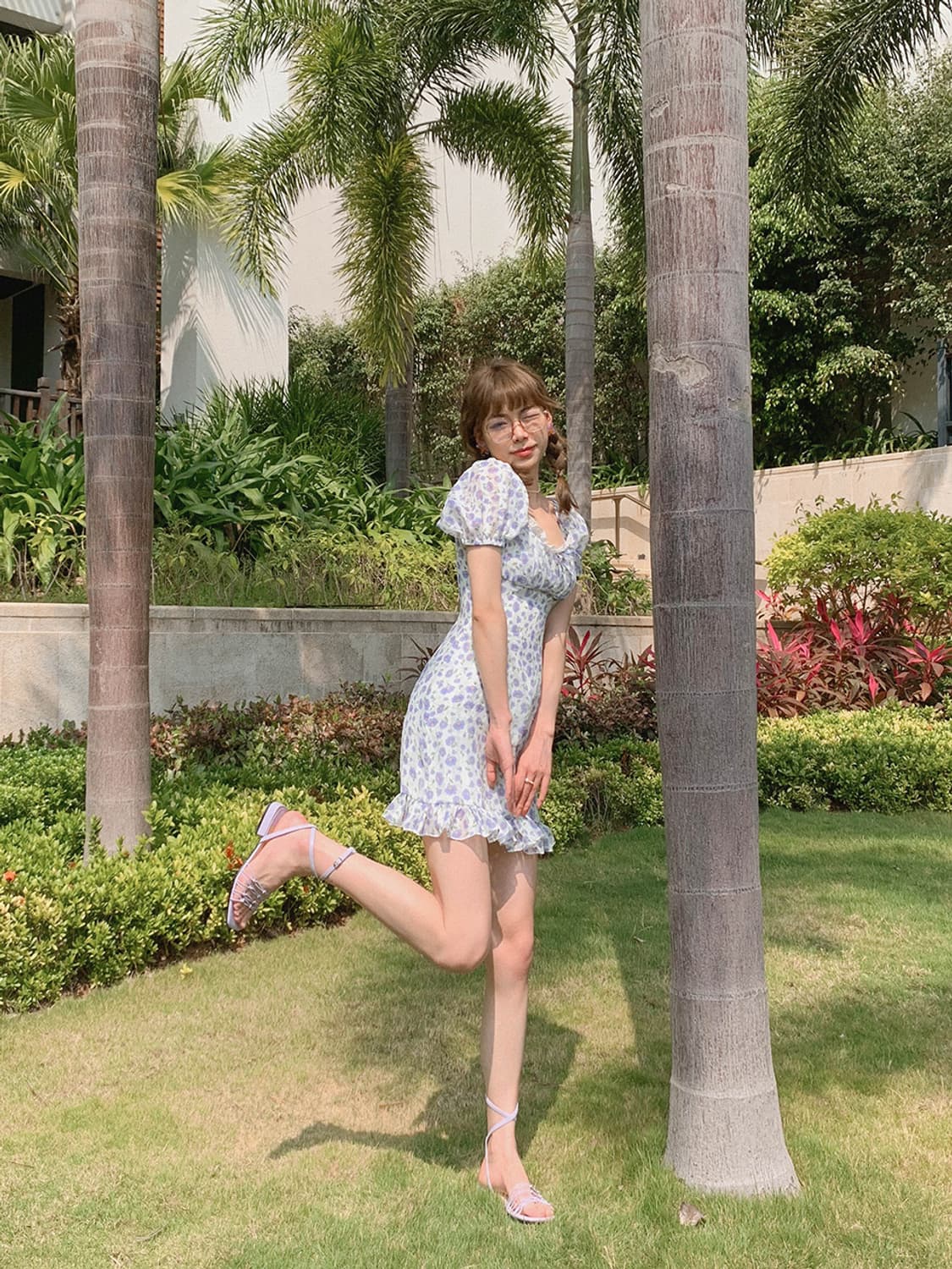 신스덴 써피 미니 원피스 휴양지 구카 휴가룩 여행룩 상품이미지4