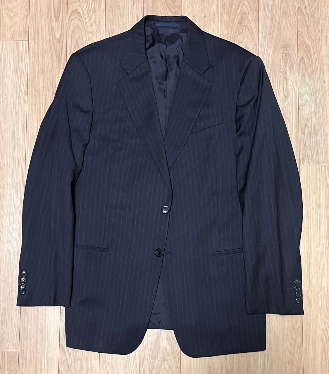 아르마니 콜레지오니 남성 스트라이프 자켓 105 상품이미지1