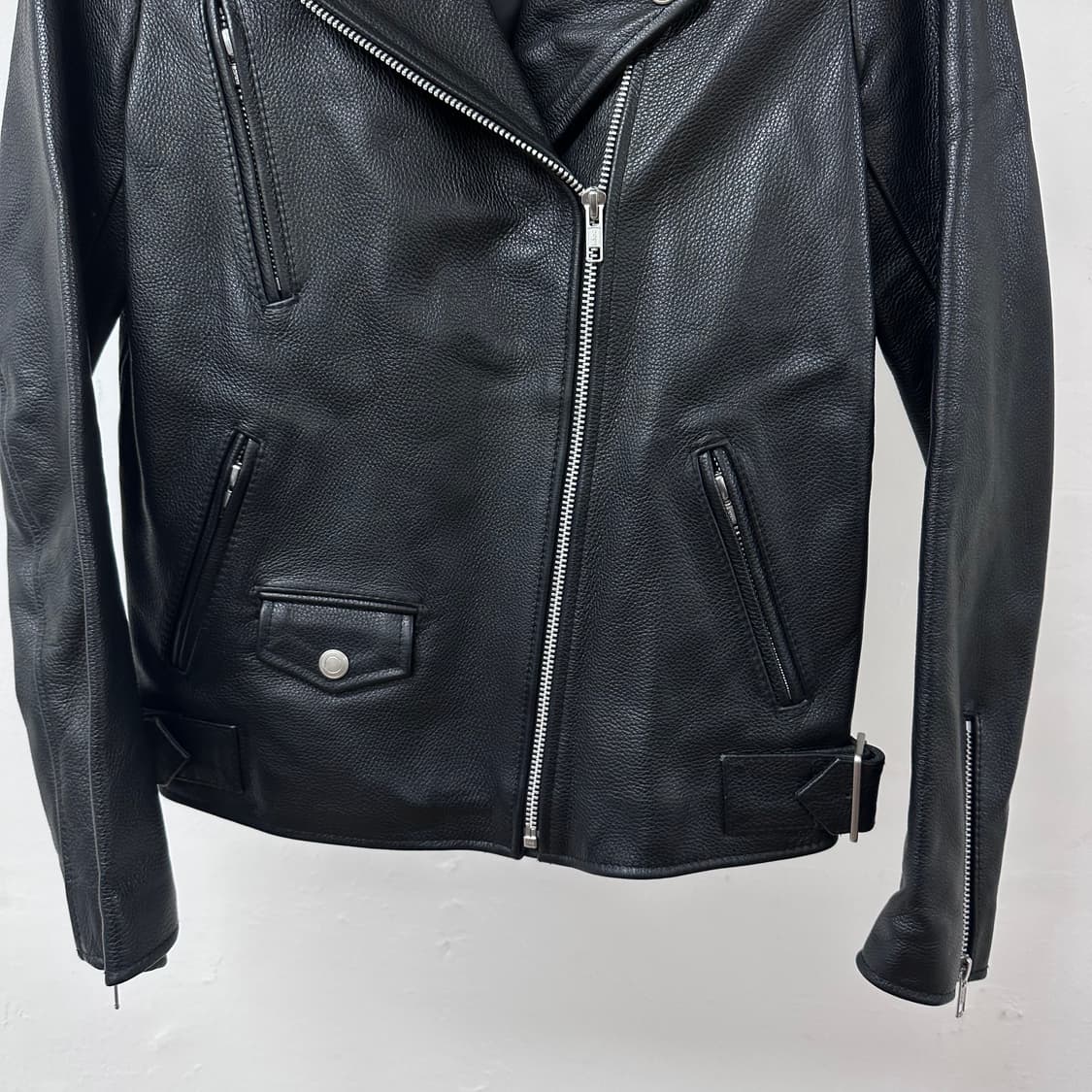 비바스튜디오 소가죽 라이더 자켓 여성 L사이즈 J33 상품이미지4