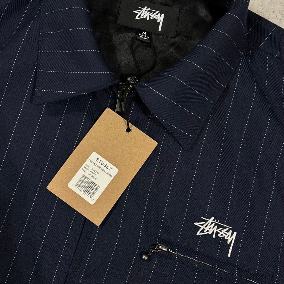 스투시 꼼데가르송 stussy x cdg 스트라이프 자켓 상품이미지2