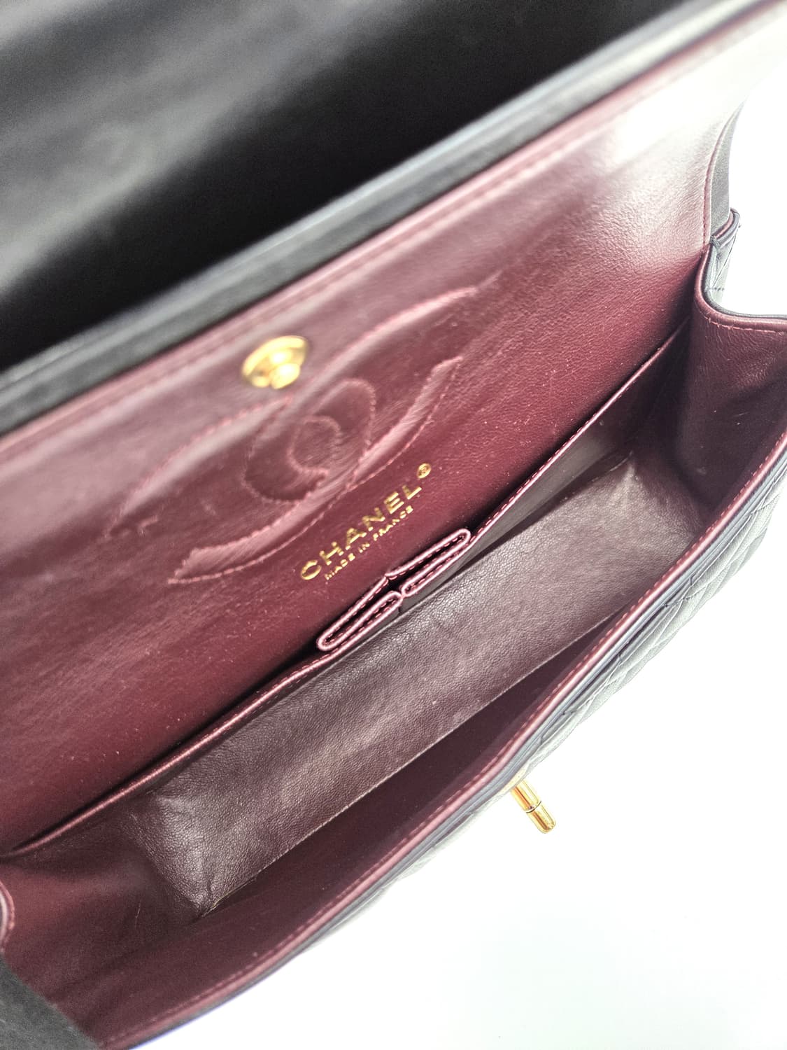 샤넬 클래식 미듐 (미디엄) 램스킨  상품이미지10