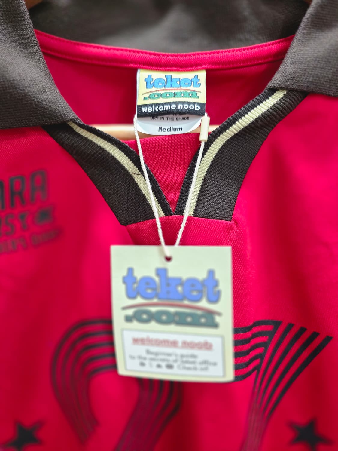 새상품)테켓 팀 티 레드  Teket 27 M 상품이미지3