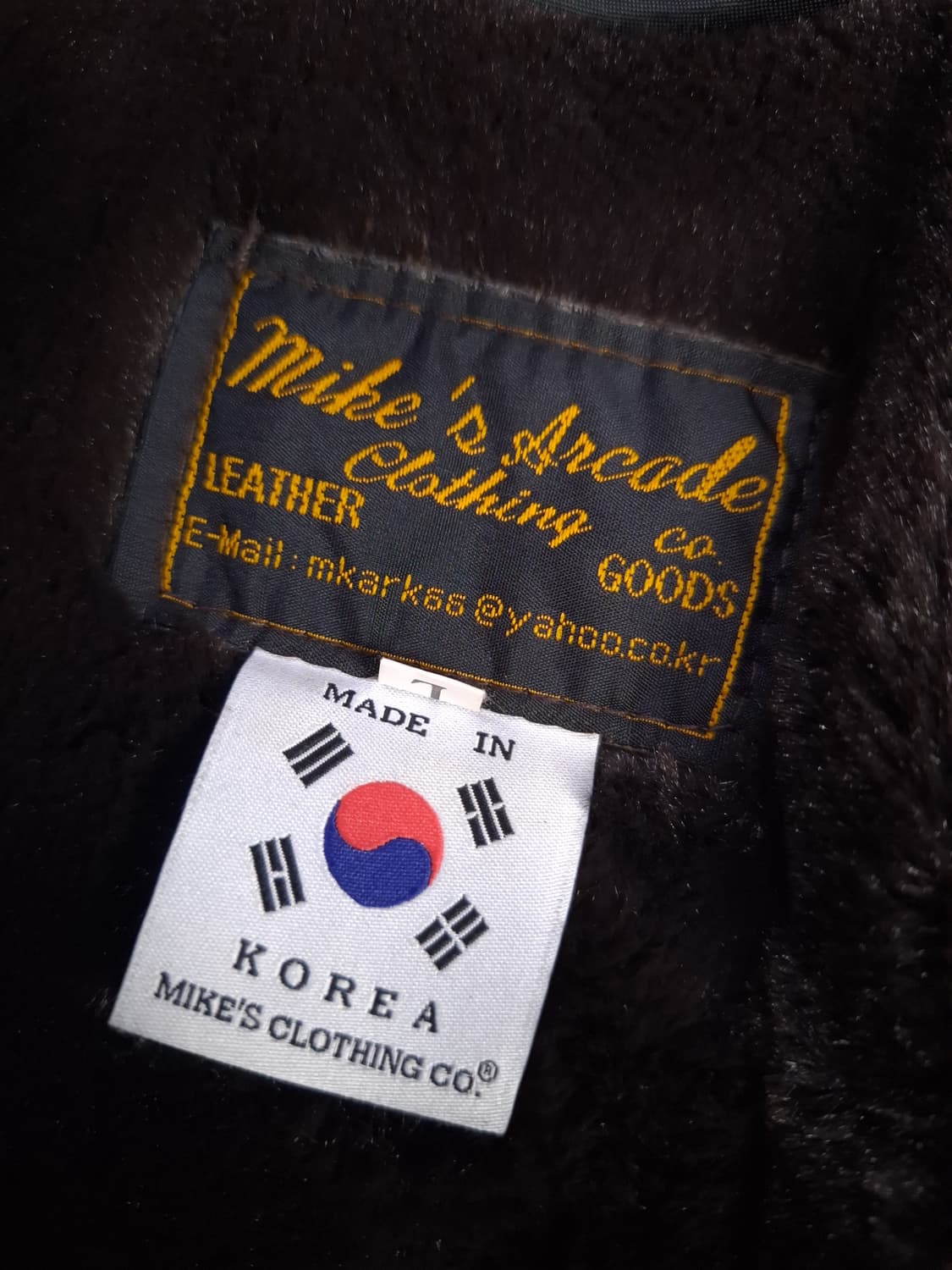 오리지날 마이크클로오딩 리얼레더 미해군 G-1 항공자켓 상품이미지2